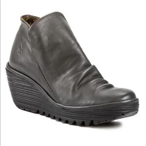 Fly London Yip Wedge Booties Size 37